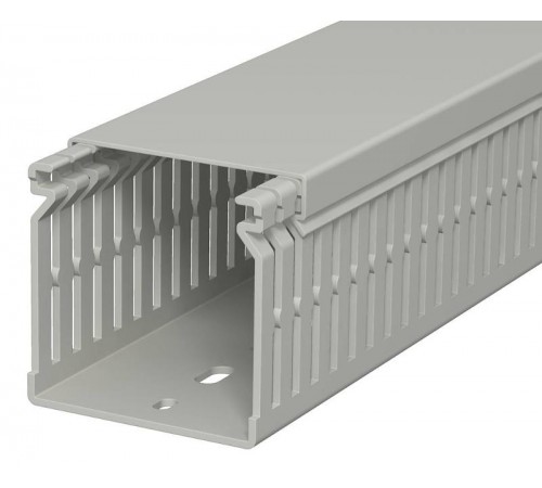 Распределительный кабельный канал LK4 N 60x60x2000 мм (ПВХ,серый) (LK4 N 60060)  6178207  OBO Bettermann