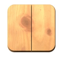 Blanca Ясень О/У Выключатель 2-клавишный , 10А, 250B  BLNVA105005  SE