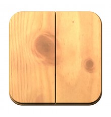 Blanca Ясень О/У Выключатель 2-клавишный , 10А, 250B  BLNVA105005  SE