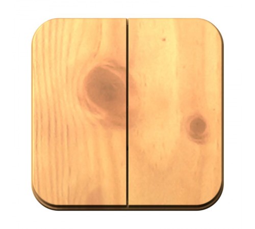 Blanca Ясень О/У Выключатель 2-клавишный , 10А, 250B  BLNVA105005  SE