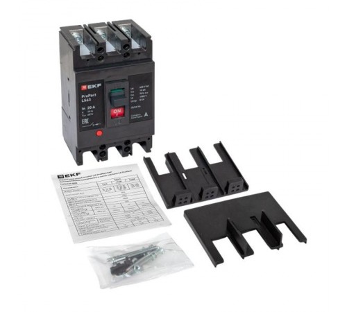 Выключатель автоматический LS63 15кА 3P 20А ProPact  mccb-63-15-3-20-ls  EKF