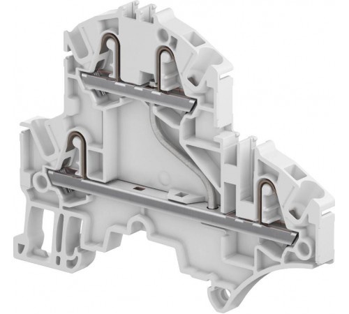 Клемма втычная ZK2,5-D1 - 2 уровня, 1 цепь, серая - 2,5 мм?, 4 зажима  1SNK705211R0000  TE