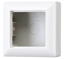 Рамка для вертикальной и горизонтальной установки, 1 пост, накладной монтаж; дюропласт; белый; AS500  AS581AWW  Jung