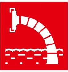 Пиктограмма квадрат "Пожарный водоисточник"  60622DEK  DEKraft