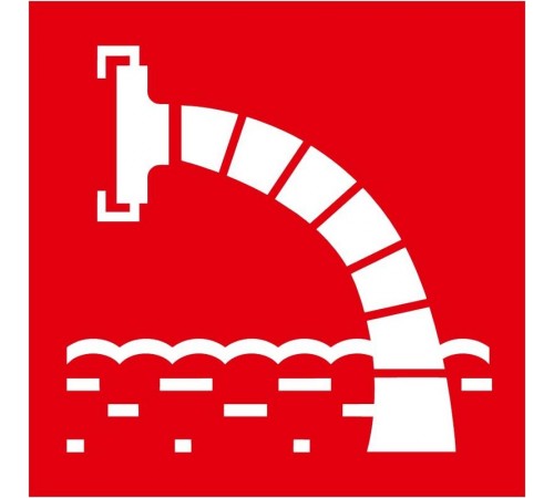 Пиктограмма квадрат "Пожарный водоисточник"  60622DEK  DEKraft