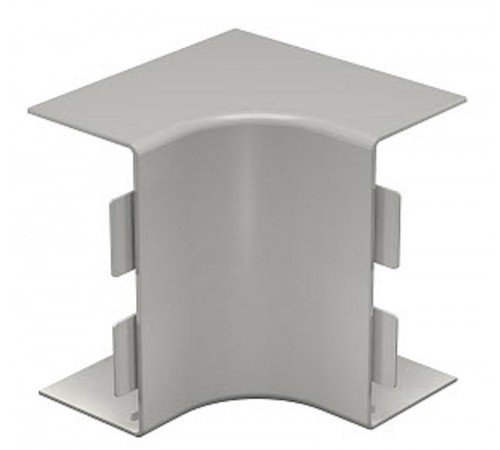 Крышка внутреннего угла кабельного канала WDK 60x130 мм (ПВХ,серый) (WDK HI60130GR)  6022251  OBO Bettermann