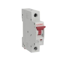 Модульный автоматический выключатель YON MB63, 1P, характеристика C, 6A, 4,5kA  MB63S-1PC06  DKC