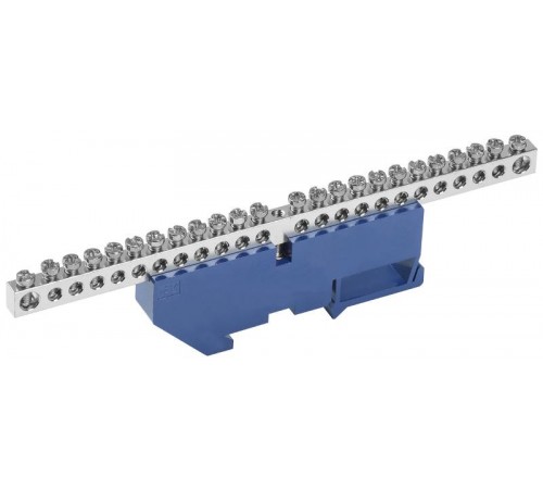 Шина N "ноль" на DIN-изоляторе Ni ШНИ-6х9-24-Д-С  YNN10-24-D-K07-N  IEK