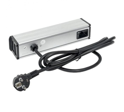 Встраиваемый настольный розеточный блок для крепления к столу, 10 модулей, C-Line, металлик  cl-vnbco-10-s  EKF