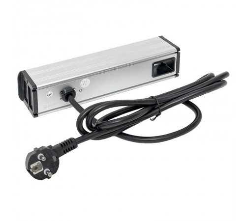 Встраиваемый настольный розеточный блок для крепления к столу, 10 модулей, C-Line, металлик  cl-vnbco-10-s  EKF