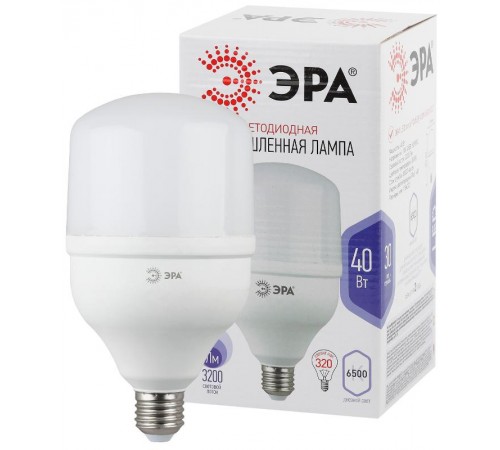 Лампа светодиодная LED 40Вт Е27 230В 6500К smd POWER  Б0027006  ЭРА