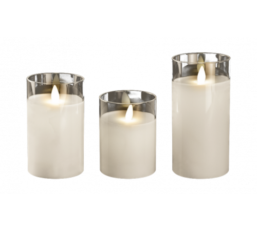 Свечи светодиодные декоративные  CL7-SET3-wh (компл. 3-х свечей, бел.)  5018853  ФАZА