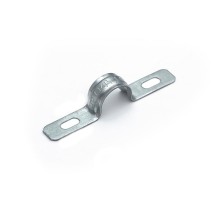 Скоба металлическая двухлапковая усиленная противопожарная СМДУ d14-15 мм (100 шт/уп) Промрукав  PR13.02411  Промрукав