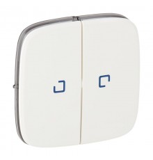 Valena ALLURE Белый Клавиша 2-ая с подсветкой/индикацией  755225  Legrand