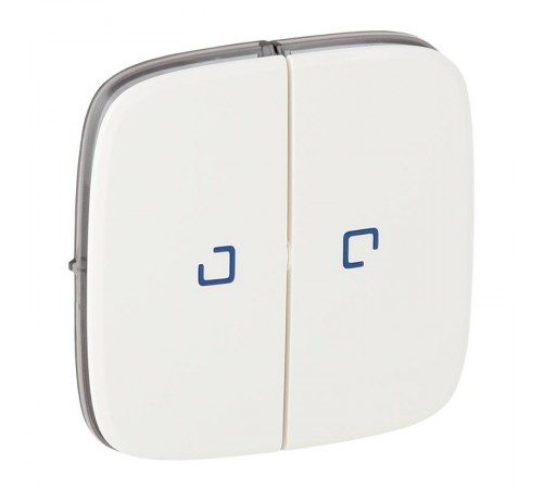 Valena ALLURE Белый Клавиша 2-ая с подсветкой/индикацией  755225  Legrand