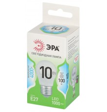 Лампа светодиодная  GREEN LINE LED P45-10W-840-E27 GL E27 10 Вт шар яркий белый свет  Б0067040  ЭРА