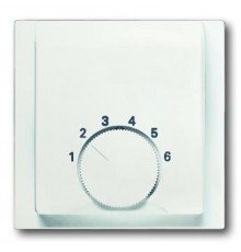 Плата центр. (накладка) для мех. терморегулятора (термостата) 1094 U, 1097 U, серия impuls, цвет белый бархат  1710-0-3922   2CKA001710A3922  ABB