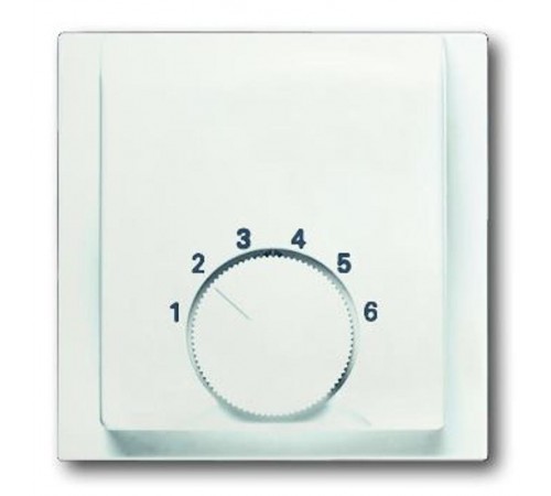 Плата центр. (накладка) для мех. терморегулятора (термостата) 1094 U, 1097 U, серия impuls, цвет белый бархат  1710-0-3922   2CKA001710A3922  ABB