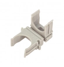 Крепёж-клипса для труб 20 мм, серая (100 шт/уп)  28-0120-2  REXANT