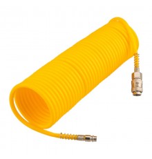 Шланг спиральный для компрессора, с быстросъемным соединением, 10м  KR-16-1172  KRANZ