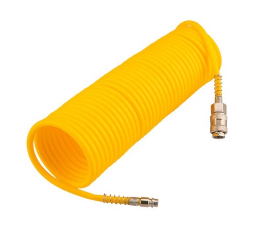 Шланг спиральный для компрессора, с быстросъемным соединением, 10м  KR-16-1172  KRANZ
