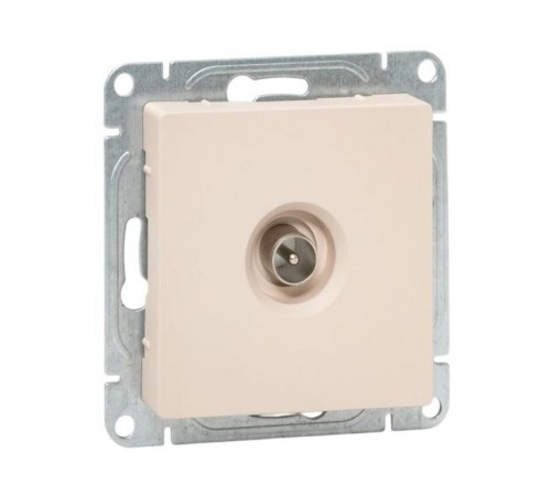 Механизм розетки TV, одиночная, кремовый Эпика  UP1-SOI-TV-1 EKF