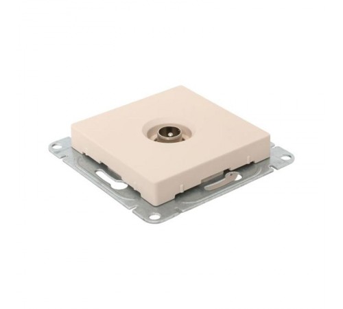 Механизм розетки TV, одиночная, кремовый Эпика  UP1-SOI-TV-1 EKF