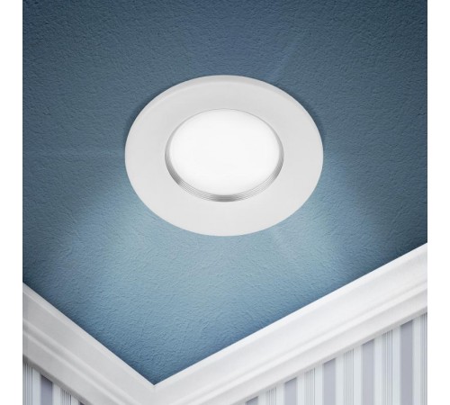 Светильник встраиваемый алюминиевый  KL107 WH/SL MR16 GU5.3 белый серебро  Б0061096  ЭРА