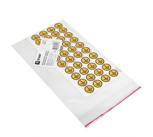 Знак круглый "земля" (1шт) (d20мм) PROxima  an-1-04  EKF