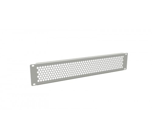 BPD-2-RAL7035 Фальш-панель перфорированная на 2U, цвет серый (RAL 7035)  483498  Hyperline