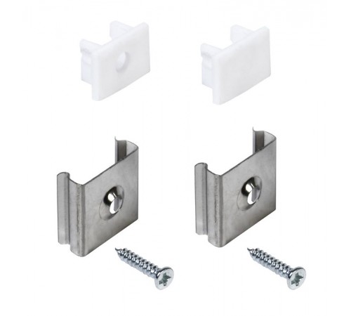 Набор для монтажа накл. прям. профиля для LED ленты 1712  LSADD1712-SET2-N1-04  IEK