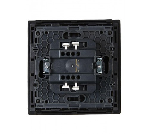 FORTE&PIANO Выключатель 1-клавишный 10А FP101 черный  FP-V10-0-10-1-K02  IEK