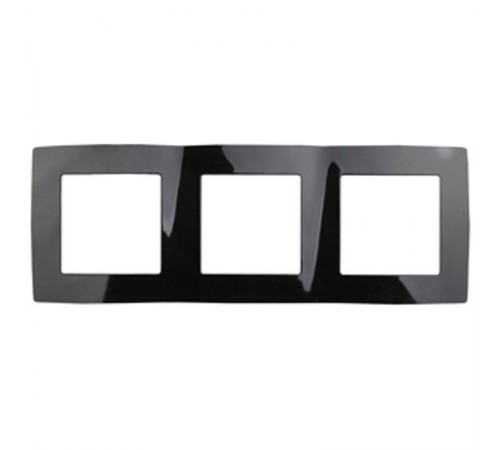 Рамка на 3 поста 12-5003-06  ,  чёрный  Б0014766  ЭРА