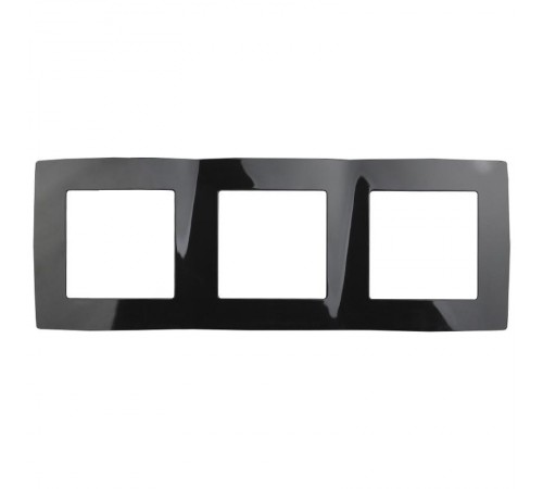 Рамка на 3 поста 12-5003-06  ,  чёрный  Б0014766  ЭРА