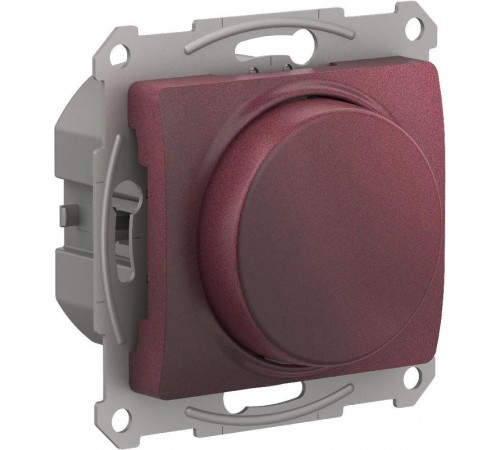 Glossa Баклажановый Светорегулятор (диммер) повор-нажим, LED, RC, 315Вт, механизм  GSL001130  SE