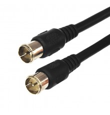 Шнур F штекер - F штекер, длина 1,5 метра REXANT  18-0212  REXANT