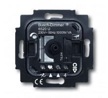 Механизм светорегулятора для ламп накаливания и НВ галогенных ламп с индутивным трансформатором, 200-1000 Вт  6520-0-0227   2CKA006520A0227  ABB