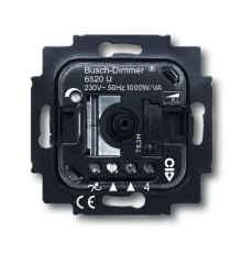 Механизм светорегулятора для ламп накаливания и НВ галогенных ламп с индутивным трансформатором, 200-1000 Вт  6520-0-0227   2CKA006520A0227  ABB