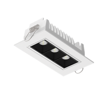 Светильник светодиодный DL-STELLAR встраиваемый поворотный 120x62x45mm 8W 4000K 34град белый  V1-R0-00408-10L25-2000840  VARTON