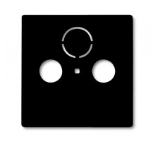 ABB Basic 55 Шато (чёрный) Накладка TV-FM (SAT) розетки  1724-0-4314   2CKA001724A4314  ABB