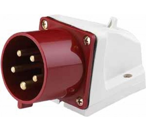 Вилка стационарная 525 3Р+РЕ+N 32А 380В IP44 ВС-102 a  26024DEK  DEKraft