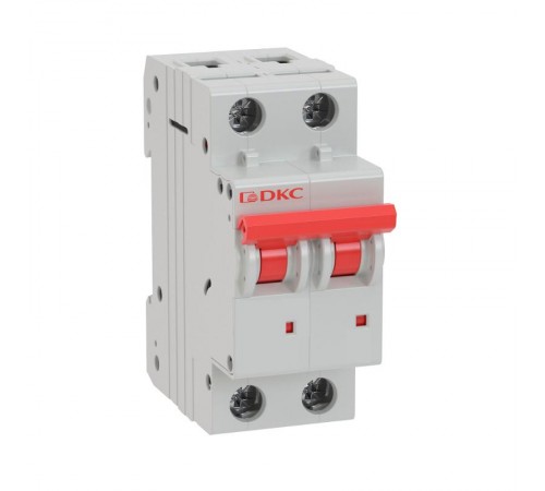 Выключатель автоматический двухполюсный YON MD63-2B40-6 6kA  MD63-2B40-6  DKC