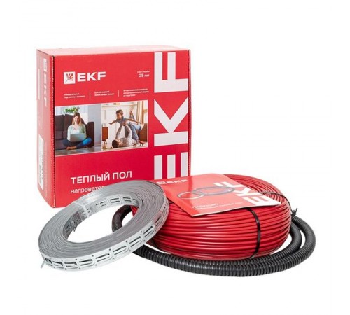 Теплый пол (нагревательный кабель) 2000Вт 143 м 13,5 м2 nk-2000  EKF