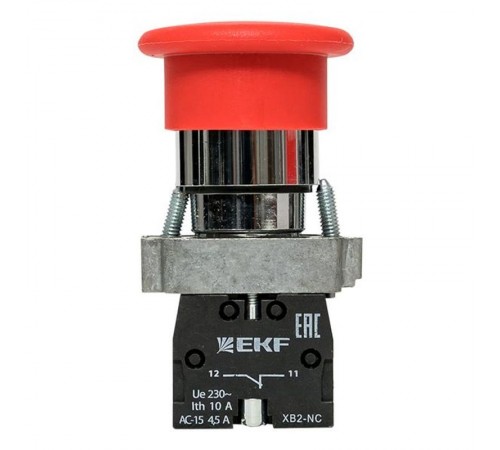 Кнопка BC42 грибок красная NC EKF PROxima  xb2-bc42  EKF