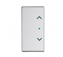 SRB-2-83 Клавиша двойная free@home, жалюзи, future, серебристый алюминий  6220-0-0159   2CKA006220A0159  ABB