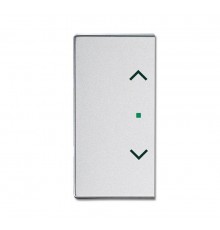 SRB-2-83 Клавиша двойная free@home, жалюзи, future, серебристый алюминий  6220-0-0159   2CKA006220A0159  ABB