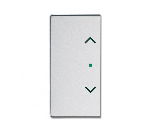 SRB-2-83 Клавиша двойная free@home, жалюзи, future, серебристый алюминий  6220-0-0159   2CKA006220A0159  ABB