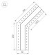 Угол SL-LINIA32-FANTOM-135 (arlight, Металл)  030093  Arlight