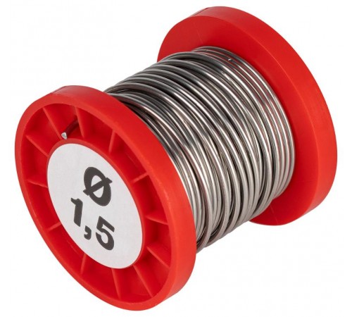 Припой  для пайки ПОС 61 проволока  1.5 мм катушка 100 гр   Б0061079  ЭРА