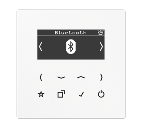 Цифровое радио DAB + с поддержкой Bluetooth DABLSBTWW Jung